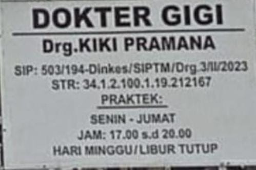drg. Kiki Pramana