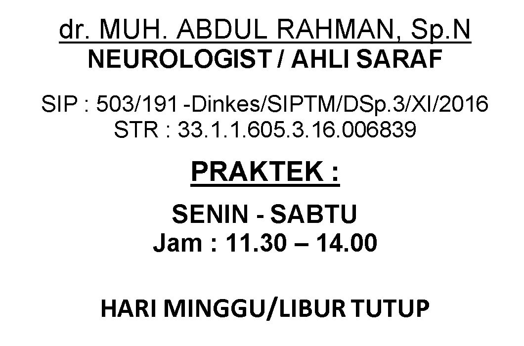 Dr. Muh. Abdul Rahman